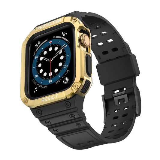 Protective TPU Band with PC Case for Apple Watch: Anti-Fall and Anti-Impact