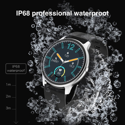 IP68 Waterproof Smartwatch for Women & Men: Full Touch Color Display, Heart Rate, Sleep & Step Tracker - Compatible with Android & iOS