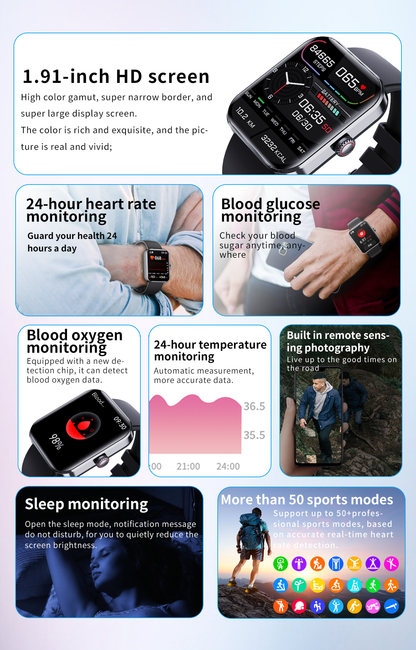 Non-Invasive Glucose Monitoring Smartwatch