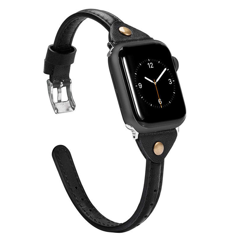 Fashionable Genuine Leather Compatible with Apple Watch, Watch Band Watch Strap