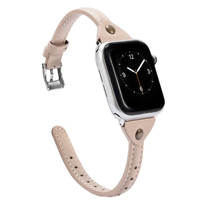 Fashionable Genuine Leather Compatible with Apple Watch, Watch Band Watch Strap